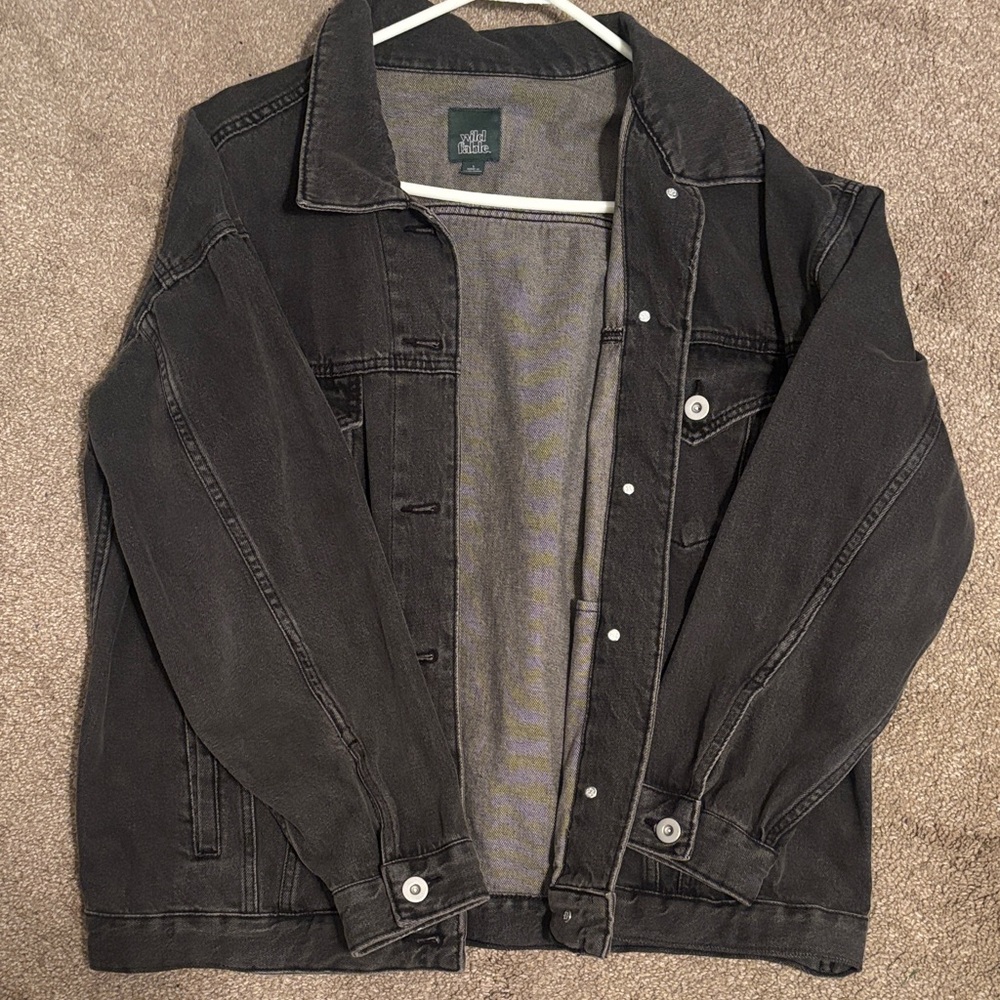 Wild Fable Charcoal Denim Jacket